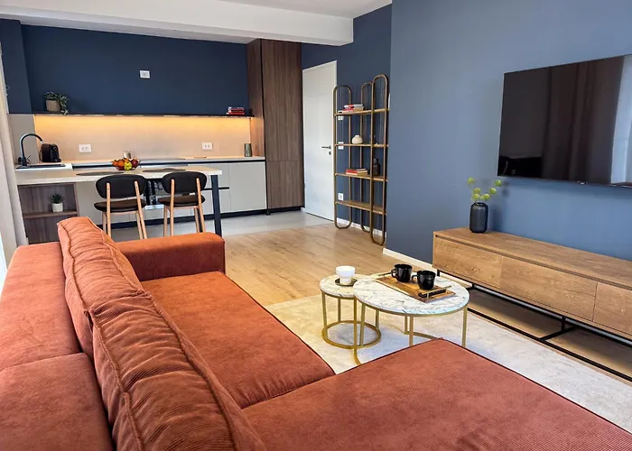 Cityscape Bluewood, Modern & Cozy Premium Appartement Braşov